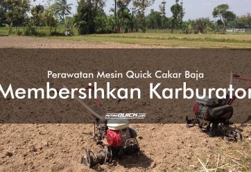 Perawatan Mesin Quick Cakar Baja: Membersihkan Karburator