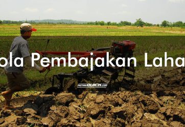 Mempelajari Pola Pengolahan Lahan dengan Traktor