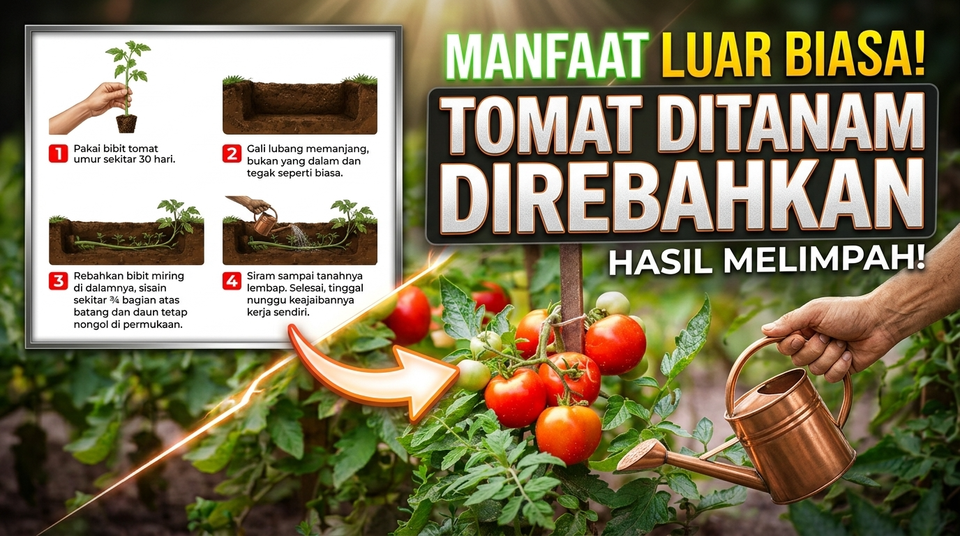 Kenapa Bibit Tomat Direbahkan?