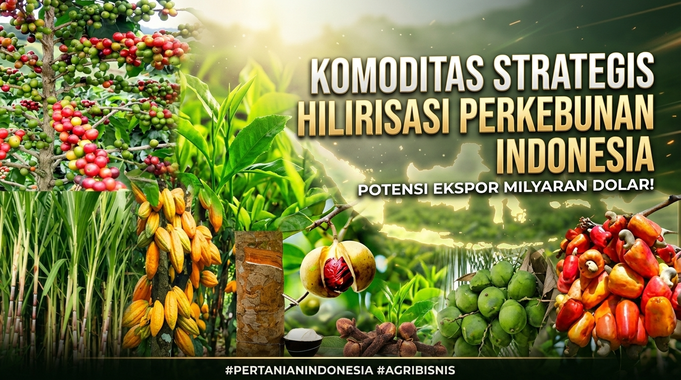 7 Komoditas Strategis Perkebunan Indonesia