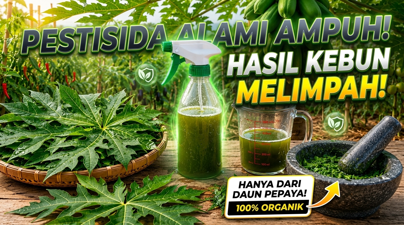 Menjaga Tanaman dengan Daun Pepaya