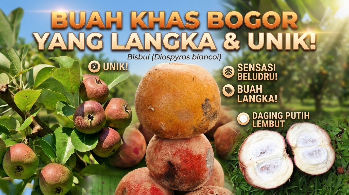 Bisbul (Diospyros blancoi) Buah Langka Bertekstur Beludru
